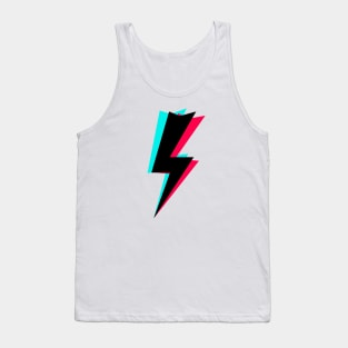 TikTok Flash Thunder Black Tank Top